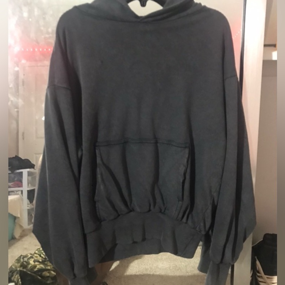 Mnml Yeezy gap hoodie - Size:S (Acid Black)